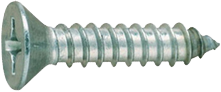 DIN 7982 C - Cross recessed countersunk head tapping screws, Form C